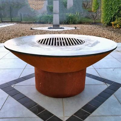 China Large Size 3mm Thick Outdoor Cooking Grills With Circle Plancha for sale