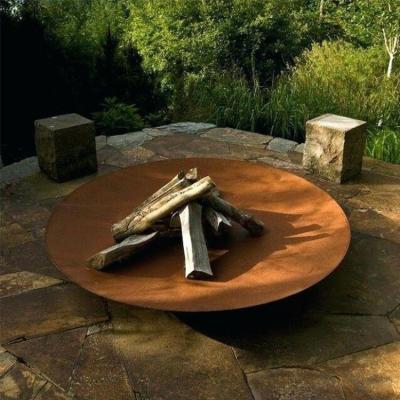 China 80cm Rusty Corten Fire Bowl Brazier Outdoor For Camping Party for sale
