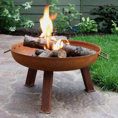 China Hoyo al aire libre de acero del fuego de madera de Corten Rusty Metal Fire Pit Outdoor del jardín de Gnee en venta