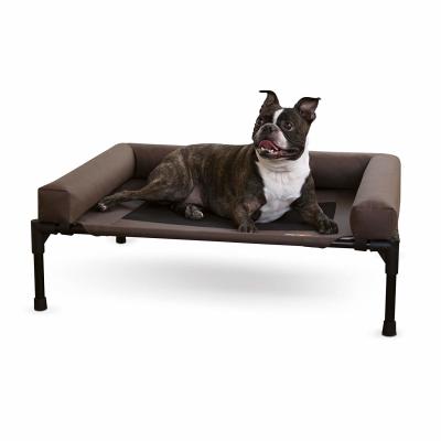 China 36in Cooling Elevated Outdoor Dog Bed 190T PU Breathable for sale