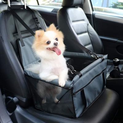 中国 1.05kg 4cm上げられた犬のカー・シート ポリ塩化ビニールの前の座席犬のキャリア 販売のため