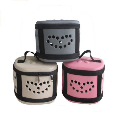 China Pink 15cm Travel Dog Food Carrier SGS Portable Dog Food Bag for sale