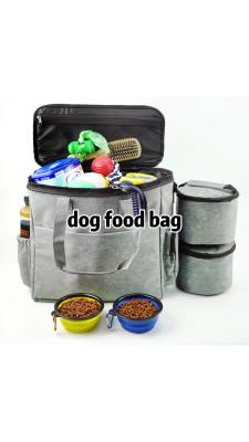 China Cotton SGS Travel Dog Food Carrier 12in Week Away Dog Backpack for sale