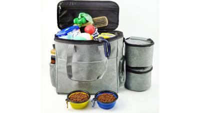 China 8in Travel Dog Food Carrier 14.5in Camping Dog Food Container for sale