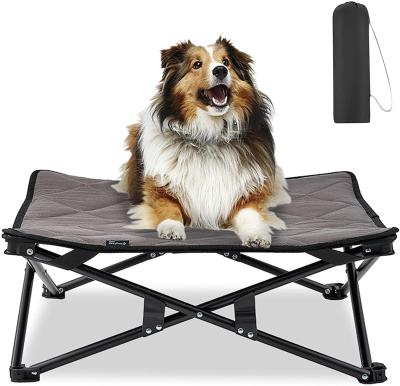 China Stable Cooling Washable Mesh Outdoor Travel Dog Bed for sale