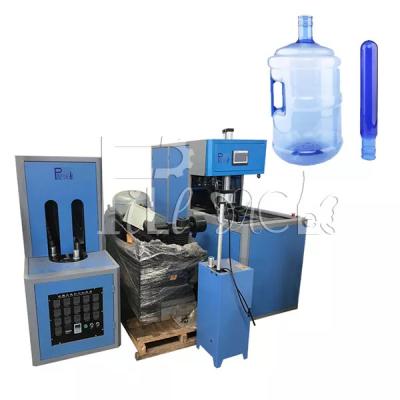 China PET Plastic 3 Gallon Bottle Blow Molding Machine 20 Liter Semi Automatic for sale