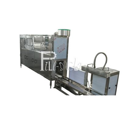 China Hot Alkaline Water Rinsing 120 BPH Gallon Filling Line for sale