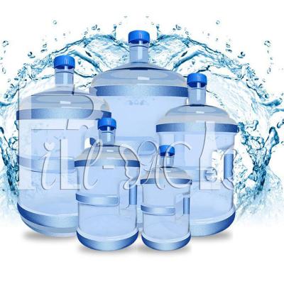Κίνα Ανακυκλώσιμο 18.9L 20 λίτρο μπουκάλι PC 5 γαλονιού με τη λαβή για το πόσιμο νερό προς πώληση