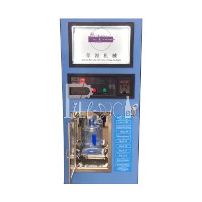 China Swipe IC Card RO Water Dispenser Vending Machine 4 Stages for sale