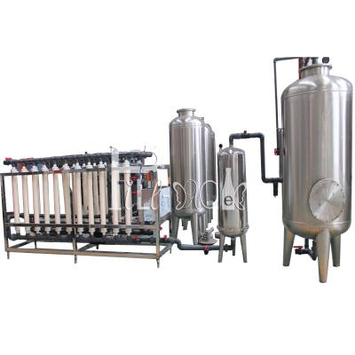 China 9000LPH UF Hollow Fibre Ultra Water Treatment Machine System With UF 4040 Membrane for sale