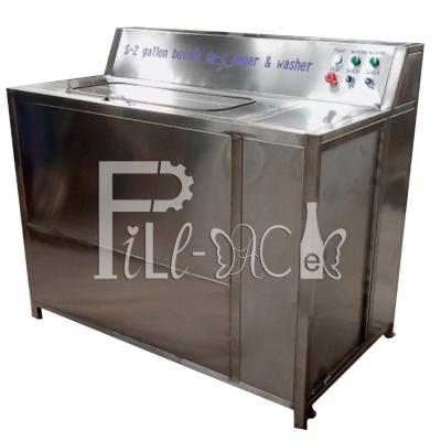 China 5 Gallon Barrel Semi Auto Decapper Brush Washer Machine  With Double Station for sale