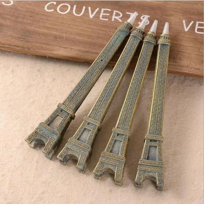 China Novelty resin Eiffel Tower ballpoint pen for promotion souvenir gift for sale