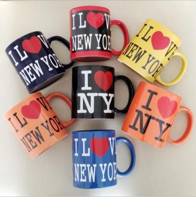 China New York Souvenir Gift Ceramic Coffee Mug Cup 11OZ for sale