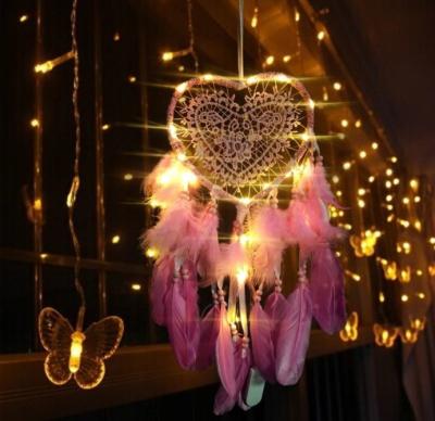 China Purple Dream Catcher with LED Light for sale