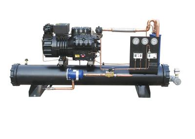 China 12HP Open Type Piston Compressor Water Cooled Condensing Units Low Temperature for sale