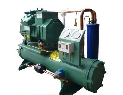 China 18HP Open Type Piston Compressor Water Cooled Condensing Units 50HZ for sale