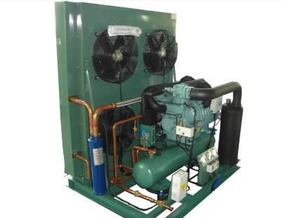 China 20HP Two Stage Piston Air Cooled Refrigerant Condensers Unit For Blast Freezing for sale