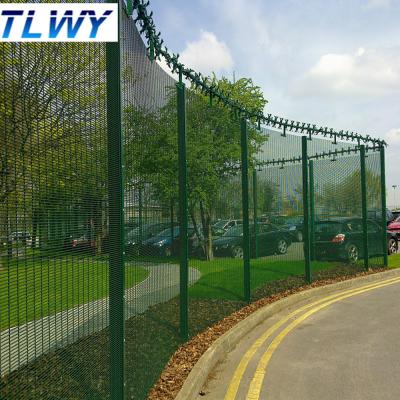 China Anping TLWY Line Post 60*2mm Airport Perimeter Fencing High Security for sale