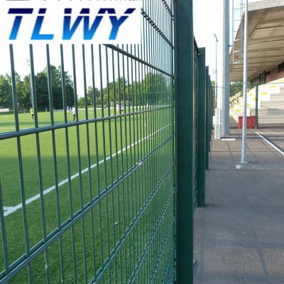 China 6/5/6mm Double Wire Welded Mesh Fence Powder Coated 50*150mm for sale