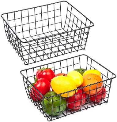 Chine Paniers carrés de Mesh Container Vegetable Mesh Storage de fil à vendre