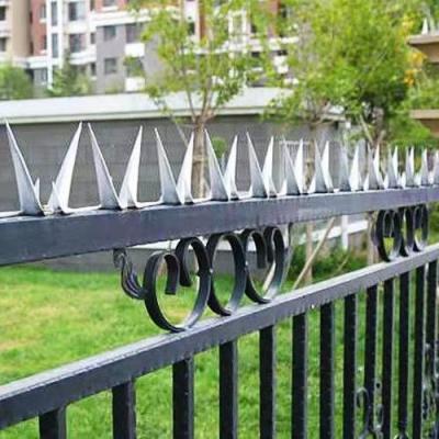 China Single Razor Galvanized Steel Fence Wall Spikes 0.8mm To 2.0mm for sale