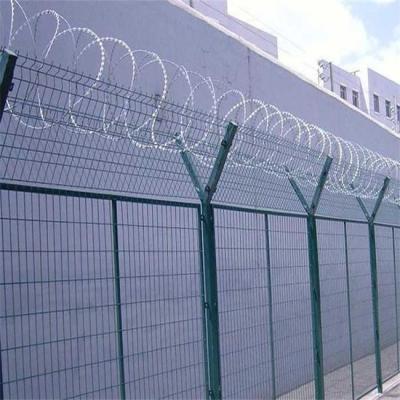 China 1.5mm 2.0mm 3.0mm Airport Fencing RHS Post 358 Anti Climb Fence for sale