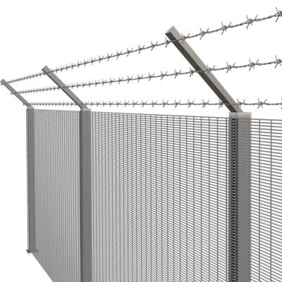 China Y Type Galvanized Steel  Airport Security Fencing PVC Coated for sale