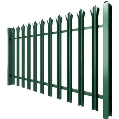 China 3.0mm  4.0mm PVC Metal Palisade Fencing Height 1m To 6m for sale