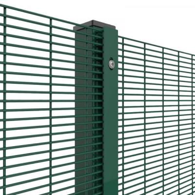 China Round Post High Security 358 Mesh Fencing 50x200mm 75x150mm for sale