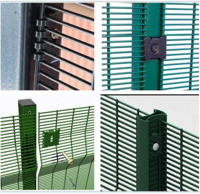 China Heavy Gauge 358 Mesh Fencing Small Hole Anti Climb Security Fence for sale