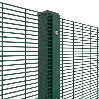 China Different Color 358 Mesh Fencing Plastic Metal Anti Climb For Security Prison for sale