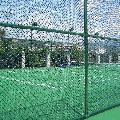 China 6 Gauge Chain Link Mesh Fencing 1.8*15m Roll Galvanized for sale