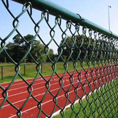 China 6 Foot Chain Link Mesh Fencing 9 Gauge Galvanized And Pvc Coated Wire for sale