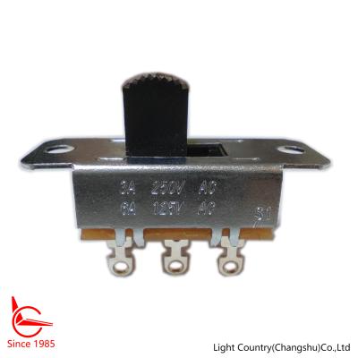 China Light Country SUS Slide Switch, DPDT ON-ON, 35*13*9mm, UL, 3A 250V AC for sale