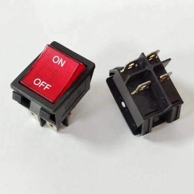China R5 Red Light Rocker Switch 32*25mm 25A 250V ON-OFF for sale