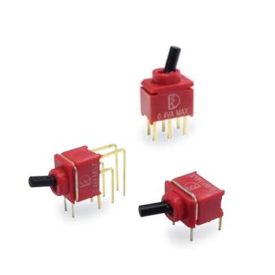 China Stable Electrical Toggle Switches 2U Series Brass Gold Plated Terminals -30℃ To 85℃ for sale
