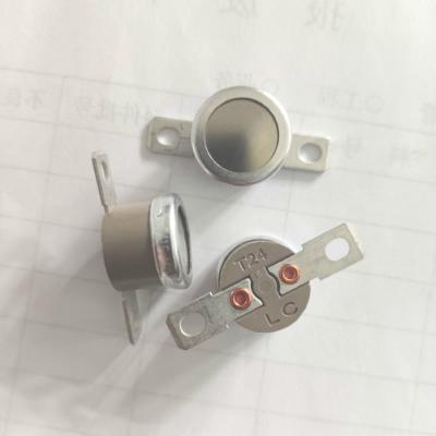 China Taiwan Brand LC KSD301 Automatic Reset Bimetal Thermostat with Open Cap for Printer and Copying machine for sale