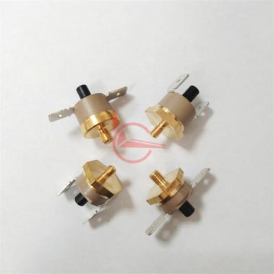 China Copper Head PPS Case T23 KSD301 Manual Reset Thermostat For Home Appliance for sale