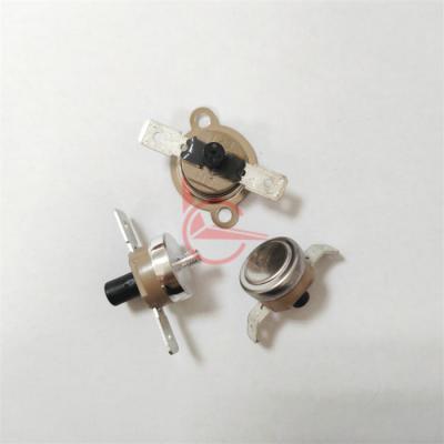 Chine Le thermostat bimétallique imperméable de disque de KSD301 16A 250V pour le réfrigérateur dégivrent l'appareil de chauffage à vendre