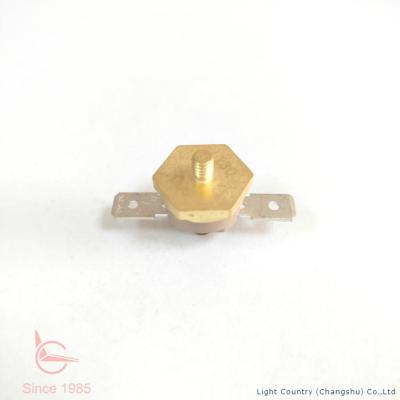 China Interruptor de la temperatura del reset manual T23 con la cabeza de cobre hexagonal en venta