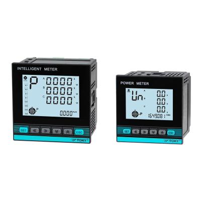 China LCD Display 3 Phase Multifunction Power Meter RS485 Modbus RTU Protocol for sale