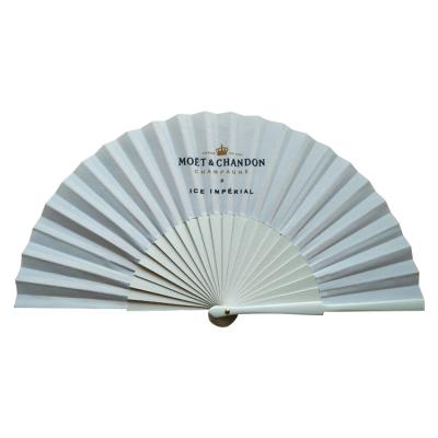 China Custom Made Wooden Folding Fan 23cm 30cm Length As Promotion Gift for sale