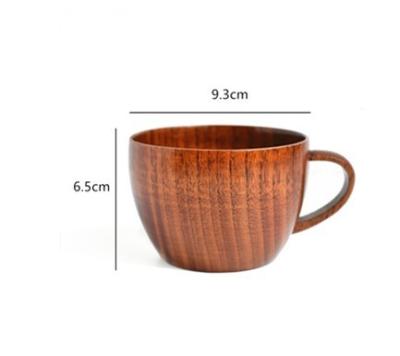 China O café de madeira feito sob encomenda natural do jujuba agride o copo de chá 250ml à venda