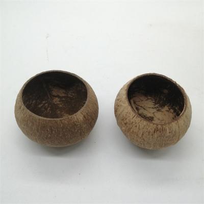 中国 つや出しされていない雨林Coconut Bowls Set Handcrafted Raw Coconut Shell 販売のため