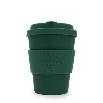 China Tazas de café biodegradables de bambú antibacterianas de la taza de café de la fibra 400ml con las tapas en venta