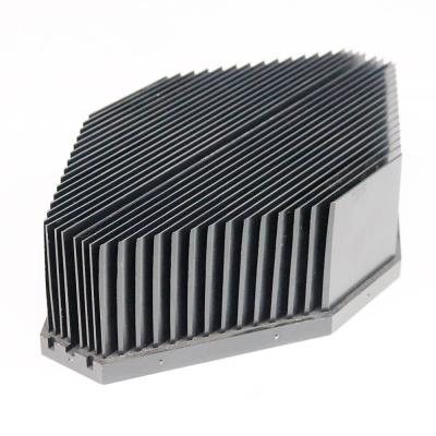 China Aluminum Material Profile Aluminum Extrusion Profile Extruded Anodized heat sink Cooler Dissipation for sale