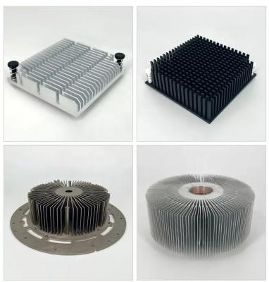 China Dibujo de aluminio de encargo del OEM del radiador del disipador de calor tamaño pequeño de la CPU en venta