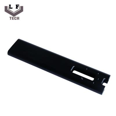 China Black Anodizing Extruded Aluminum 6063-T5 machined pole for wall clock support for sale