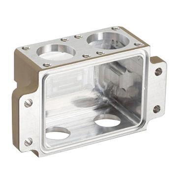 China High Precision Aluminium Die Castings , White Machined Box For Equipment for sale