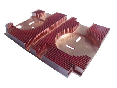 China Customized Skiving Copper Heatsink Aluminum Heatsink Extrusion For Computer Mainboard for sale